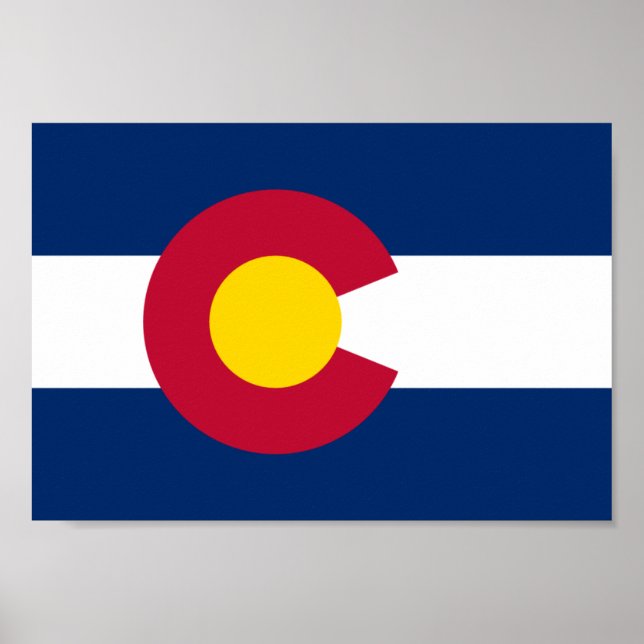 Colorado Flag Poster (Vorne)