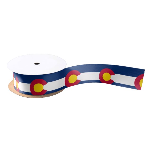 COLORADO FLAG SATINBAND (Spule)
