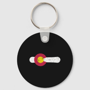 Colorado Flag Snowboard Powder Schnee Ski Aspen Sc Schlüsselanhänger