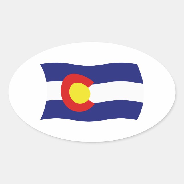 Colorado Flag Sticker (Vorderseite)