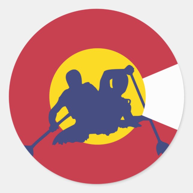 Colorado Flag Sticker (Vorderseite)