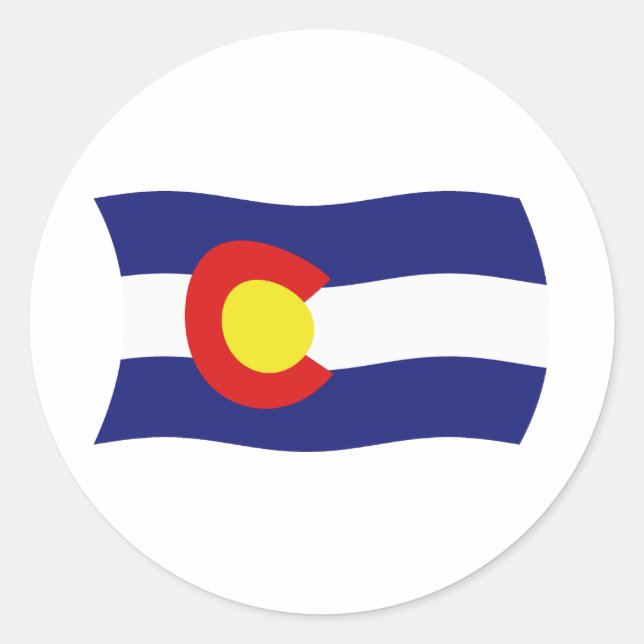 Colorado Flag Sticker (Vorderseite)