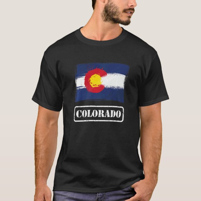 Colorado Flag T-Shirt (Vorderseite)