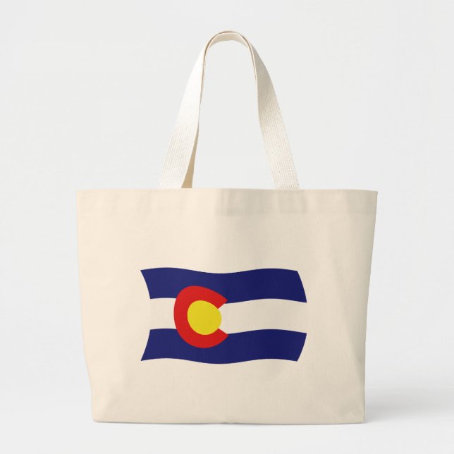 Colorado Flag Totasche Jumbo Stoffbeutel (Vorne)
