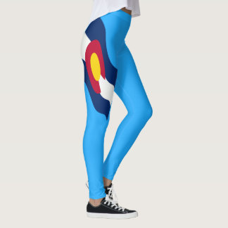 Colorado-Flagge 45 Grad Leggings