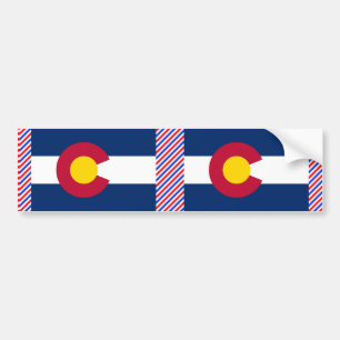 Colorado-Flagge Autoaufkleber