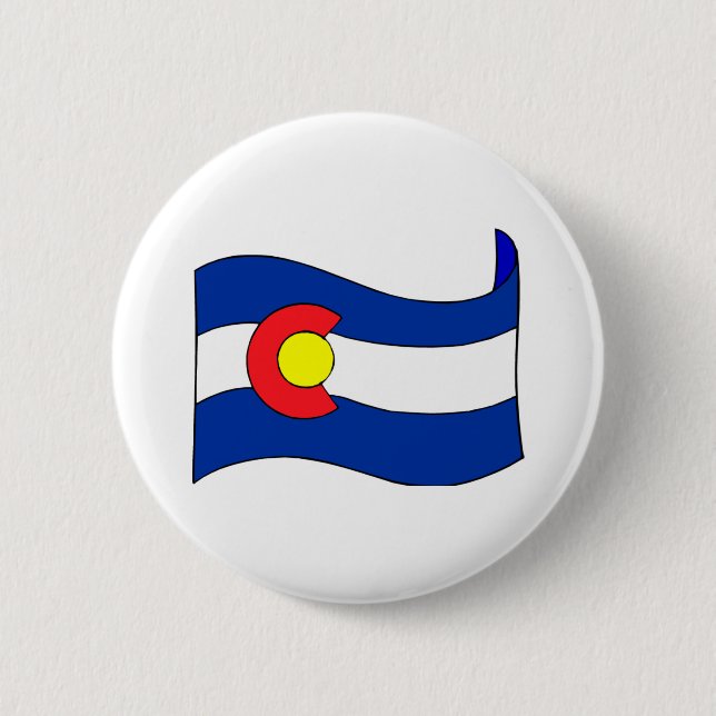 Colorado-Flagge Button (Vorderseite)