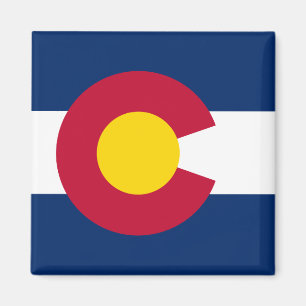 Colorado flagge & Colorado, USA - Urlaub/Sport Magnet