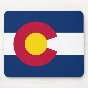 Colorado-Flagge, der Jahrhundertstaat, Coloradoer Mousepad