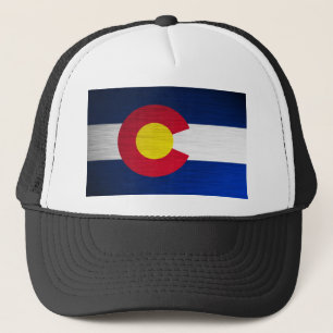 Colorado-Flagge gebürstet Truckerkappe