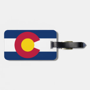 Colorado-Flagge Gepäckanhänger