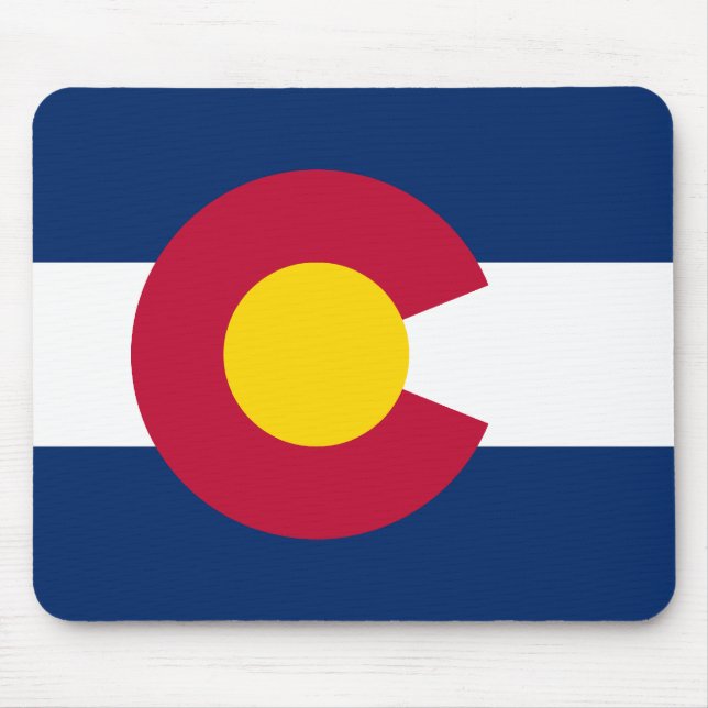 Colorado-Flagge Mousepad (Vorne)