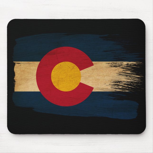 Colorado-Flagge Mousepad (Vorne)