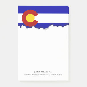 Colorado-Flagge Post-it Klebezettel
