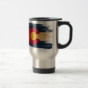 Colorado-Flagge Reisebecher