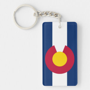 Colorado-Flagge Schlüsselanhänger