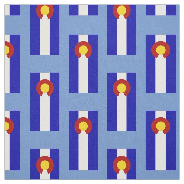 Colorado-Flagge Stoff (Muster)