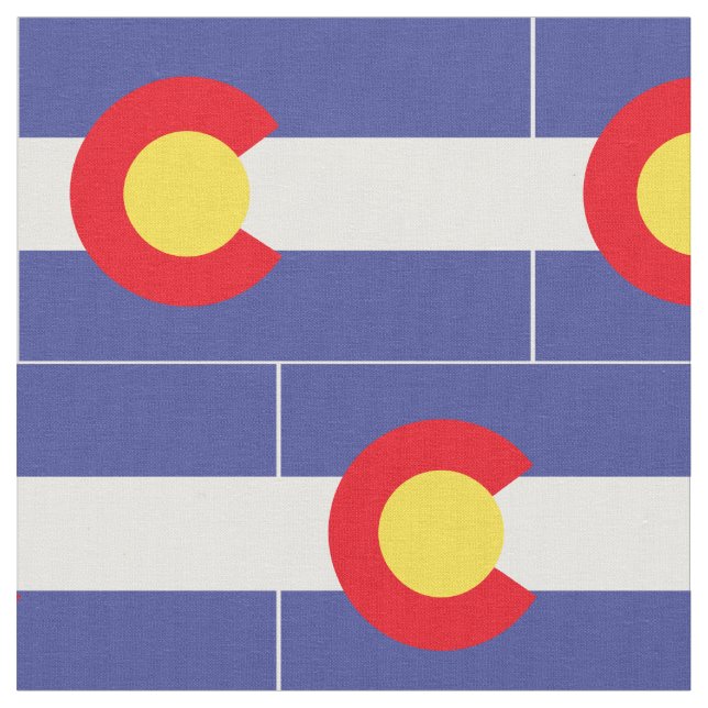 COLORADO-Flagge - Stoff (Nahaufnahme)