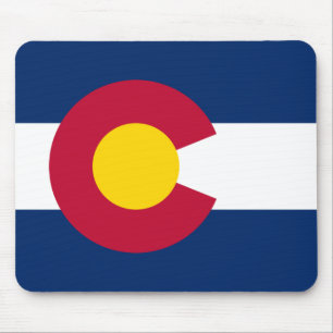 Colorado-Flagge, The Centennial State, Coloradans Mousepad