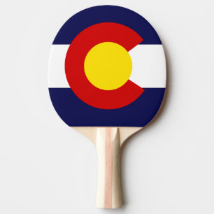COLORADO-FLAGGE TISCHTENNIS SCHLÄGER