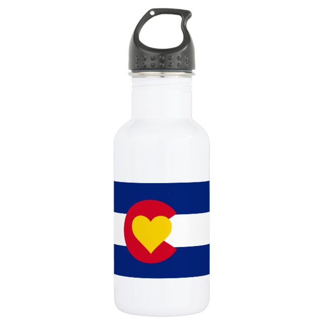 Colorado-Flagge Trinkflasche (Vorderseite)