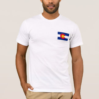 Colorado-Flagge und GebirgsShirt T-Shirt