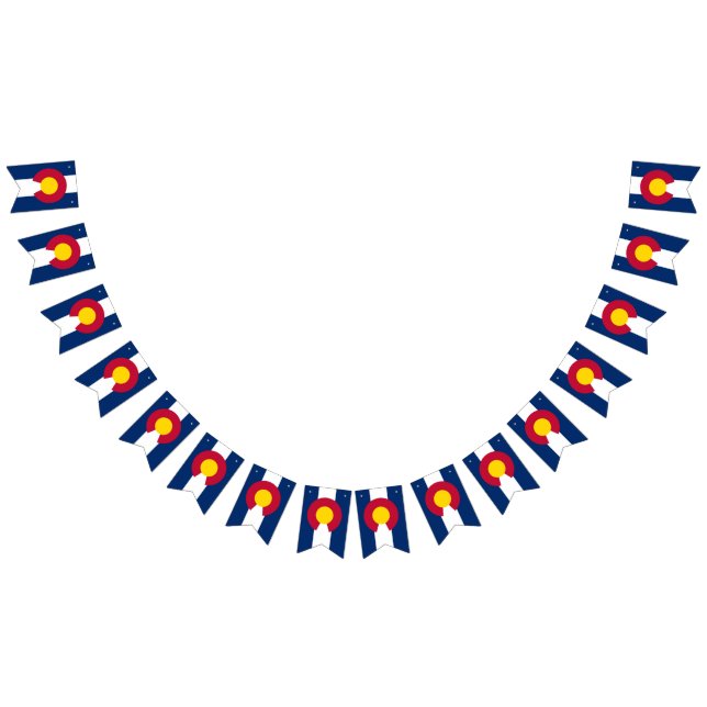 COLORADO-FLAGGE WIMPELKETTE (Alle)