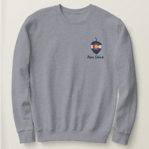 Colorado-Flaggeaspen-Blatt Sweatshirt