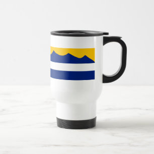 Colorado-Flaggen-Gebirgsstrecken-Kaffee-Tasse Reisebecher