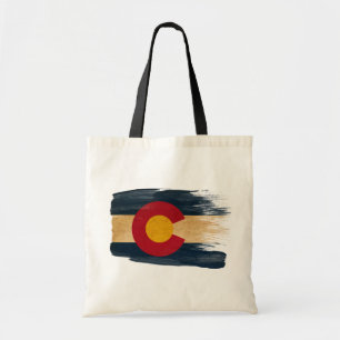 Colorado-Flaggen-Leinwand-Taschen Tragetasche