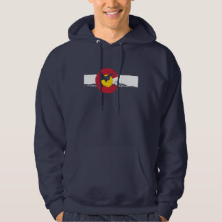 Colorado-Flaggen-T - Shirt - Snowboarder -