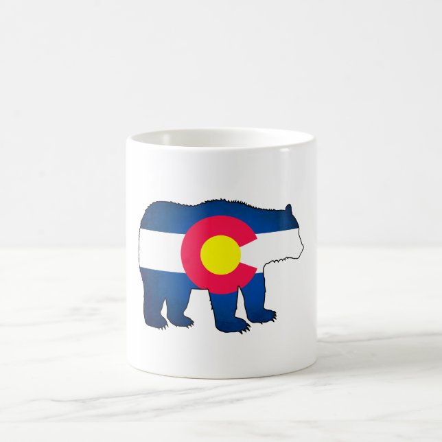 Colorado-Flaggenbärn-Kaffee-Tasse Tasse (Mittel)
