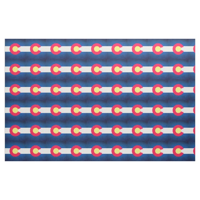Colorado-Flaggenwiederholungs-Mustergewebe Stoff (Yard (91,4 cm))