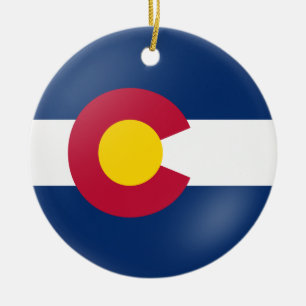 Colorado Flair Keramik Ornament