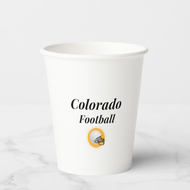 Colorado Football Pappbecher (Vorderseite)