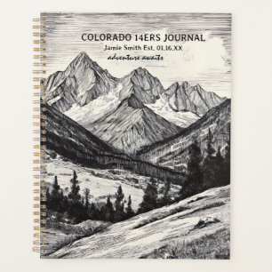 Colorado Fourteener Berggipfel Kunst CO 14ers Planer