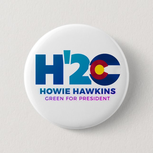 Colorado für Howie Hawkins 2020 Button (Vorderseite)
