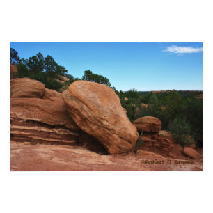 Colorado Garden of Gods farbenfrohes Foto/Poster Fotodruck