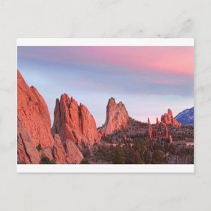 Colorado Garden of the Gods Postkarte