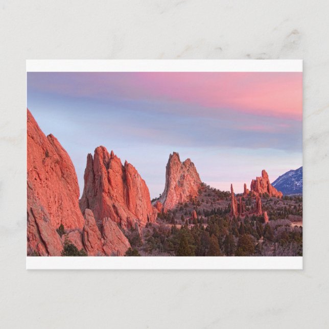 Colorado Garden of the Gods Postkarte (Vorderseite)