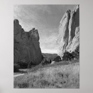 Colorado Garden of the Gods Red Cliffs Park Poster