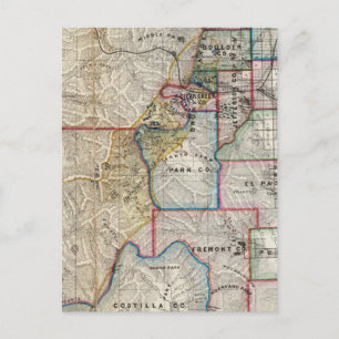 Colorado-Gebiet Postkarte