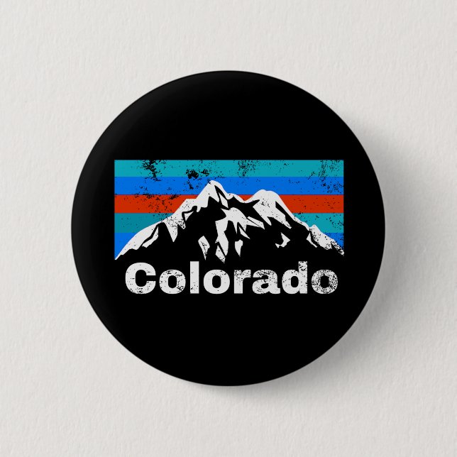 Colorado-Gebirge Button (Vorderseite)