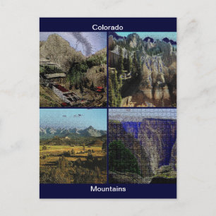 Colorado-Gebirge Postkarte