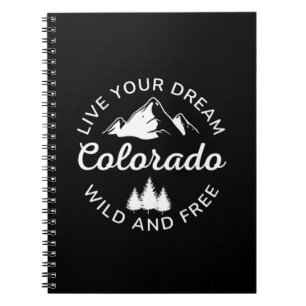 Colorado-Gebirge Vintage Notizblock