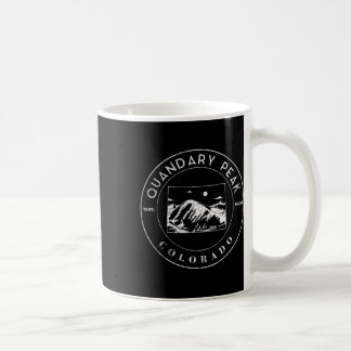 Colorado-Gebirgsstaatsform-Wanderproblem Quandary Kaffeetasse