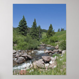 Colorado-Gebirgsstrom Poster