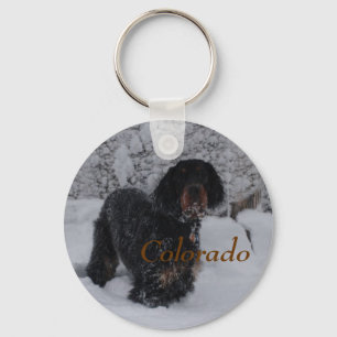 Colorado Gordon Setter Puppy Schlüsselanhänger