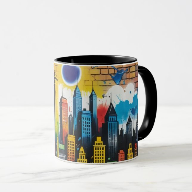 Colorado Graffiti Art Design Tasse (VorderseiteRechts)