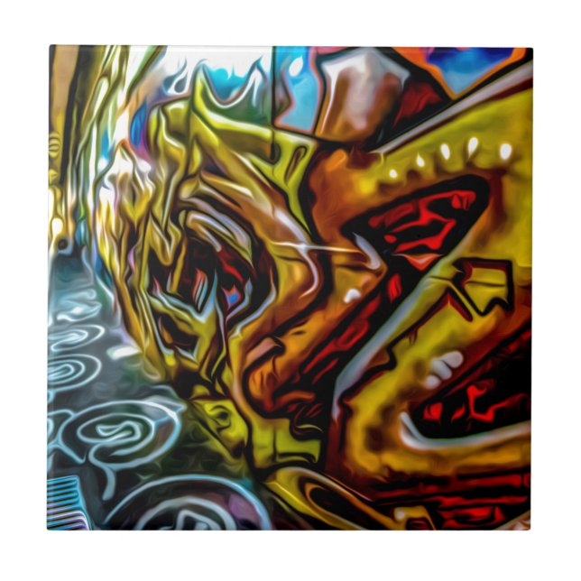 Colorado Graffiti Art Fliese (Vorderseite)